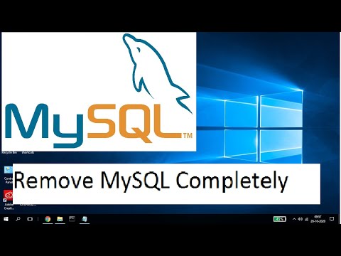 How to completely remove MySQL from your windows | quick and easy