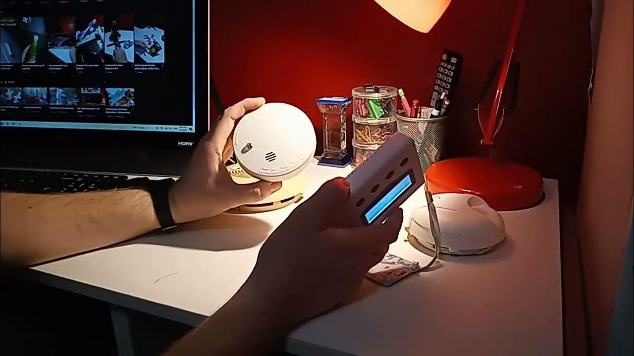 Testing GQ Geiger Counter with Smoke Detectors YouTube