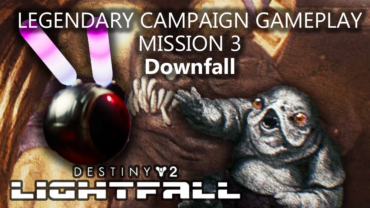 Destiny 2 Lightfall Campaign Gameplay Walkthrough - Mission 3 Downfall [4K 60FPS] - No Commentary