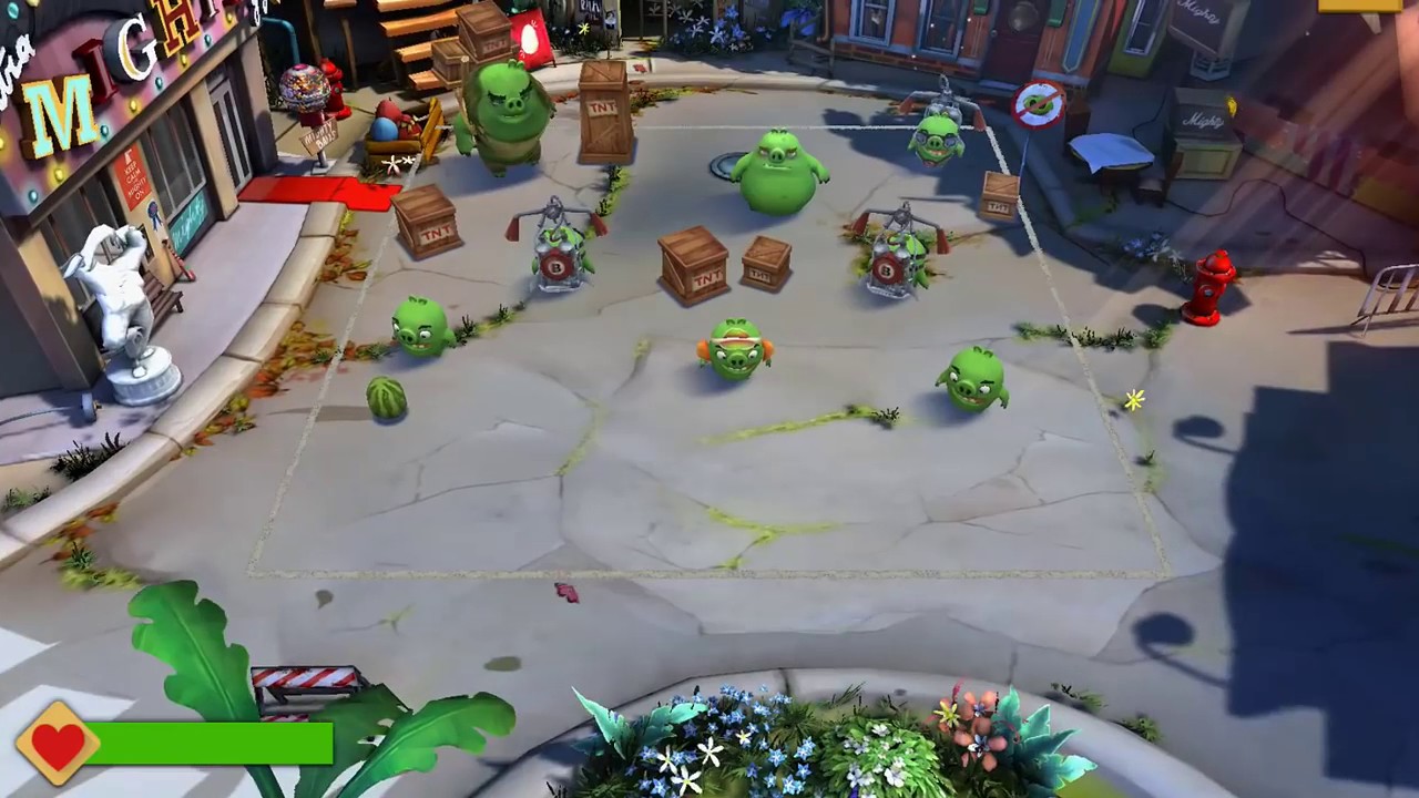 Обзор,и гемплей игры angry birds evolution