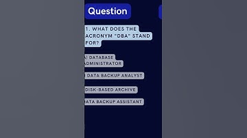 Oracle DBA Quiz - 01  #shorts #databasemanagementsystem #oracledba #oracledbaonlinetraining