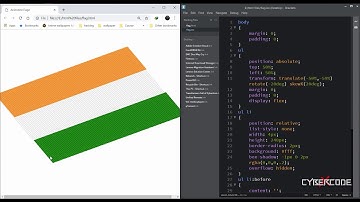 Waving Flag Animation Effects - Pure Html CSS Animated Flag - Tutorial
