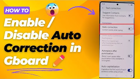 📱 How to Enable/Disable Auto Correction in Gboard ✏️ on Galaxy S25/S25+/Ultra