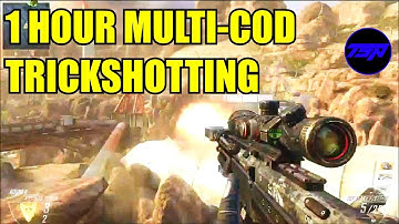 1 HOUR TRICKSHOT MONTAGE - BEST TRICKSHOTTING MONTAGE (Multi-COD)