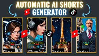 This AI Tool automatically Generates Youtube shorts & Tiktok Video