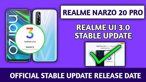 Realme narzo 20 Pro Realme UI 3.0 Stable update,Realme narzo 20 Pro New Update June 2022, Features ⚡