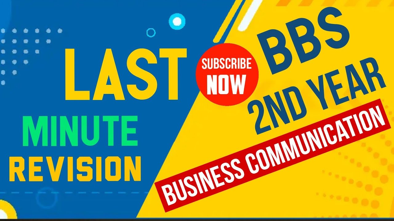 Bbs 2nd year english Last minute revision Tips//