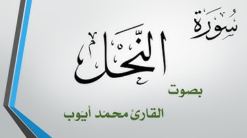 016 سورة النحل  .. محمد أيوب