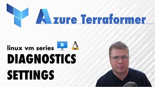 setup azure monitor diagnostics for linux virtual machine using terraform