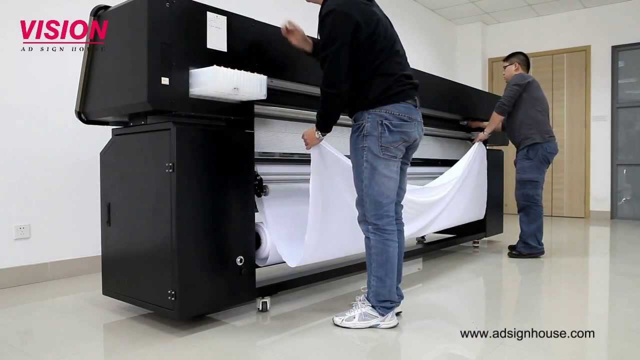 Direct Printing on Fabric Textile Printer VS-2602TX with EPSON DX5