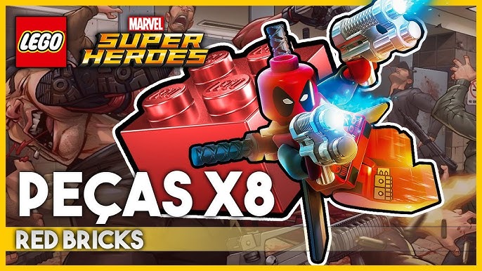 LEGO Marvel Super Heroes, Red Brick X10, Blocos Vermelhos do Deadpool