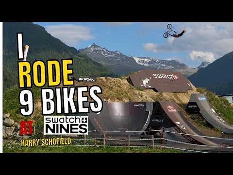 Riding 9 bikes at the swatch nines 2026🤘