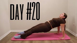 Day #20 Winter Shred 30 Day Rosie Graham Workout Challenge - Core At Home No Equipment