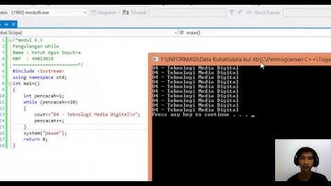 Modul6.1 Perulangan while pada c++