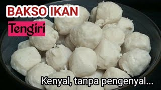 HOMEMADE FISH BALL, RESEP BAKSO IKAN TENGIRI KENYAL