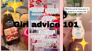 Beauty/ Hygiene Tips and Girl Advice(tiktok compilations )