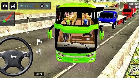 Euro Coach Bus Simulator 🚍🙋Part 15 | Real Bus Driving Gameplay Android | Coach Bus Game 2025