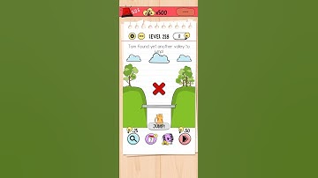 Brain test level 228 | Tom found yet another valley to jump #braintest #mobilegame #games