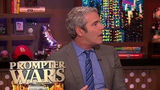 Prompter Wars! Andy and Anderson Face Off | WWHL screenshot 4