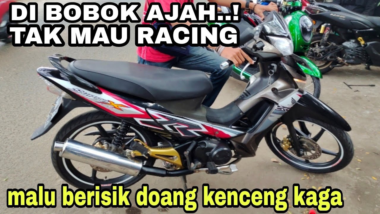 KAPOK PAKAI KNALPOT RACING .. BERISIK DOANG // KENCENG KAGA !! NASIB SUPRA X 125 MINTA DI BOBOK