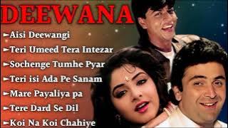 Deewana Movie All Songs || Audio Jukebox ||Rishi Kapoor & Divya Bharti,Shahrukh Khan