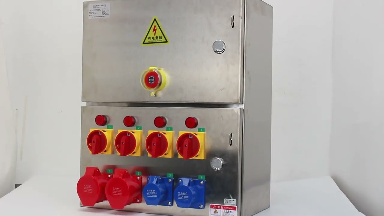 304 Stainless Steel Socket Box, Durable and Comprehensive Power Protection