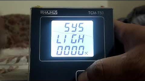 TCM-T50 | Light Setting | ENERGY ANALYZER | IRHAJHUS