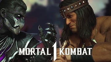 Mortal Kombat 1 - Noob Saibot vs Conan (Very Hard) Gameplay