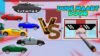 cars vs dude maart door 🚪 | dude theft wars