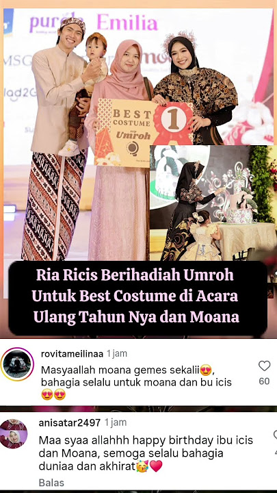 Ria Ricis Beri Hadiah Umroh Untuk Best Costume yang Hadir Di Acaranya