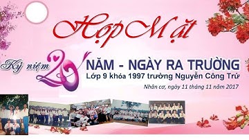 Tư liệu hình ảnh Lớp 9 -1997 Nguyễn Công Trứ, Nhân Cơ, Đắk R