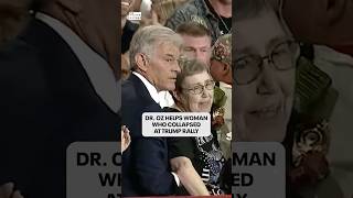 Dr. Oz helps woman who collapsed at Trump rally in Kentucky