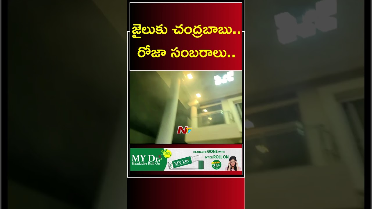 జైలుకు చంద్రబాబు..రోజా సంబరాలు | Chandrababu Arrested, RK Roja Celebrates | Ntv