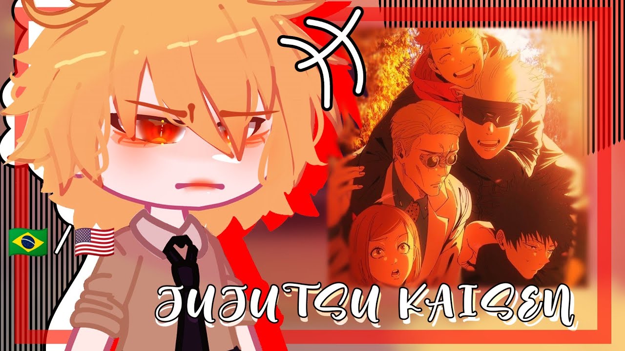 •|Chainsaw Man react to Jujutsu Kaisen|•// gacha club 🇧🇷/🇺🇸