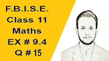 11th Class Maths | Chapter 9 | Exercise 9.4 | Question 15 | Fundamentals of Trigonometry