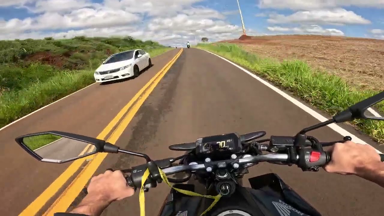 PEGANDO ESTRADA COM A CB300F 2025 *engarupado!