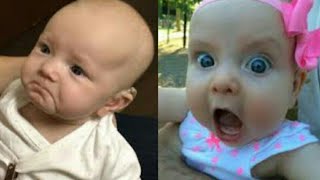 Hilarious facial expressions of babies