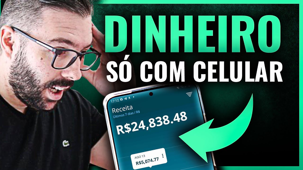 GANHAR DINHEIRO NA INTERNET APENAS COM O CELULAR - YouTube