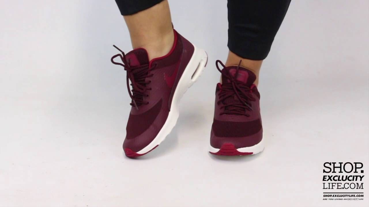 maroon air max thea