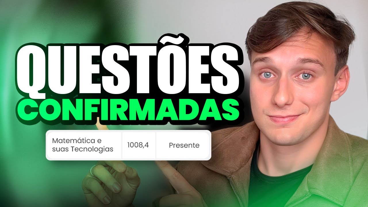 Questions that WILL APPEAR in MATH on the ENEM 2025 exam!