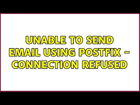 Unable to send email using Postfix - Connection Refused