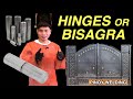 PAANO MAGKABIT NG HINGES OR BISAGRA NG STEEL DOORS & GATES | WELDING PROJECT