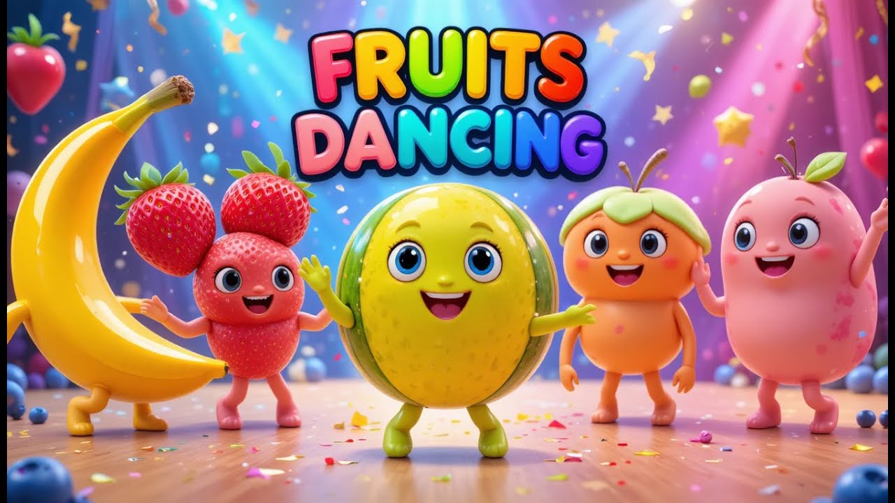The Magical Fruit Party 🍓🍍 | Super Fun Kids Rhyme