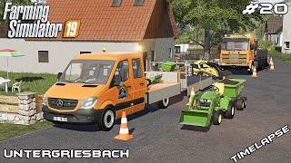 Landscaping with new John Deere | Lawn Care on Untergriesbach | Farming Simulator 19 | Episode 20