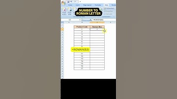 How to convert number to Roman numbers / Excel formulas / Shortcuts / Tip of the day/Excel Tutorials
