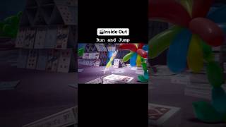 Run and jump animation of Inside Out movie🎬 acting for animations #animation #disney #pixar