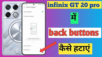 Infinix GT 20 pro back buttons setting / infinix GT 20 pro me side se back kaise kare