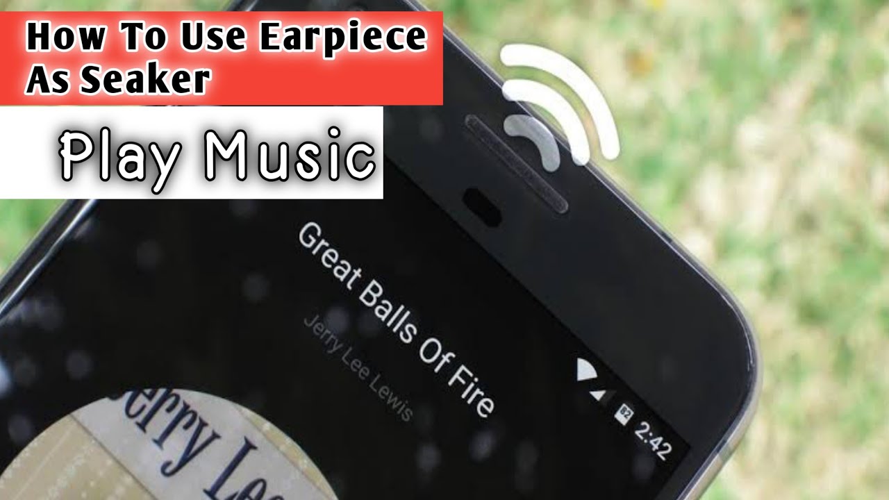 How to Use your Phone's EARPIECE as SPEAKERS! & Play MUSIC COOL