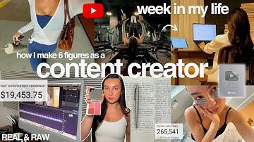 how I make 6 FIGURES as a content creator 💸 brand deals, income streams + secrets | week in my life