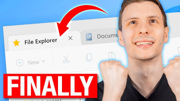 Windows Explorer is FINALLY Getting Tabs